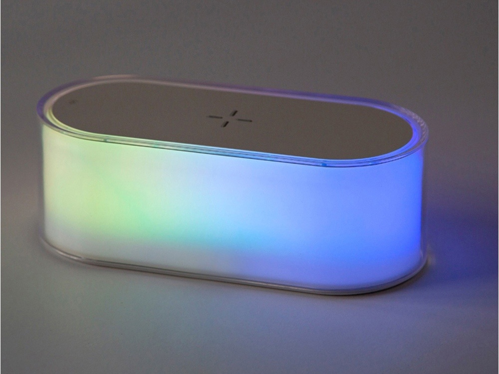 Ночник с беспроводной зарядкой и RGB подсветкой Miracle, 15 Вт