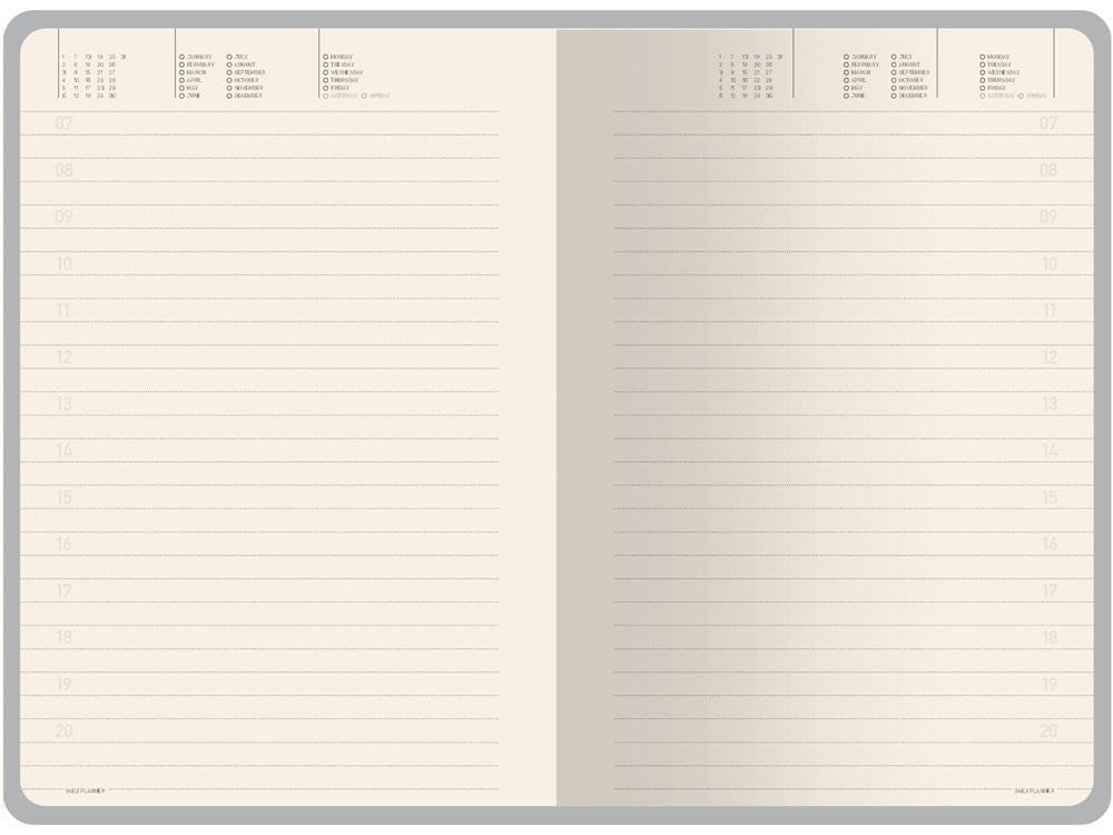 Ежедневник недатированный А5 Megapolis Nebraska Flex