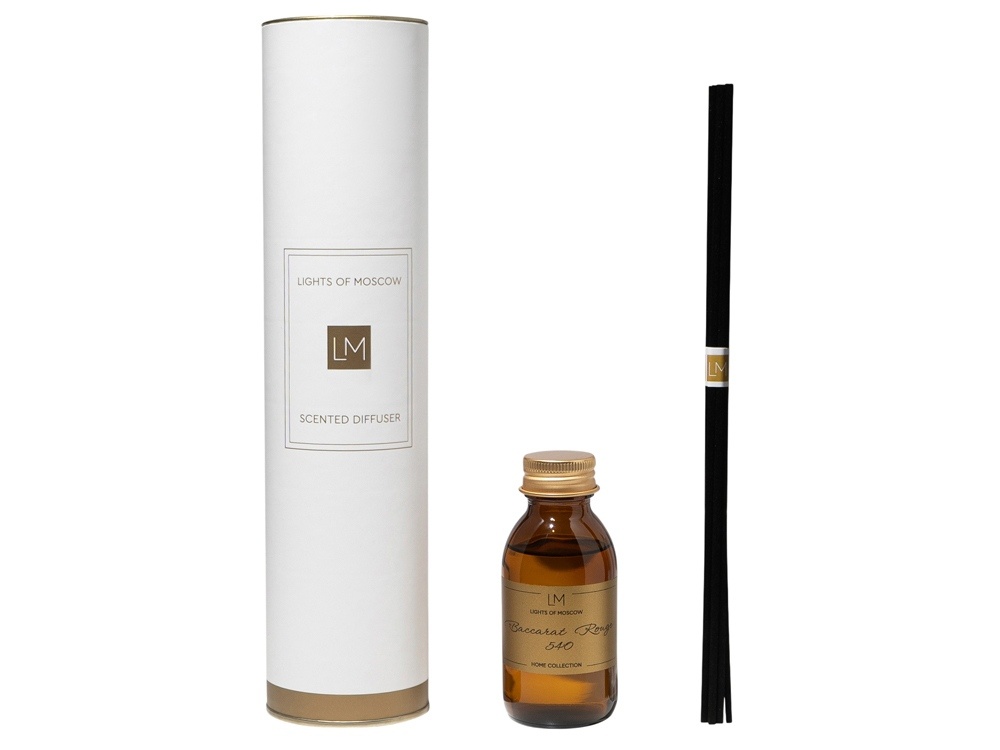 Ароматический диффузор с палочками, флер: личи и пион, мох, 100 мл