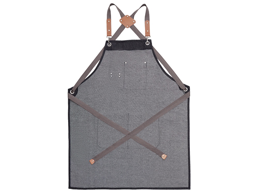 Джинсовый фартук с карманами Fry