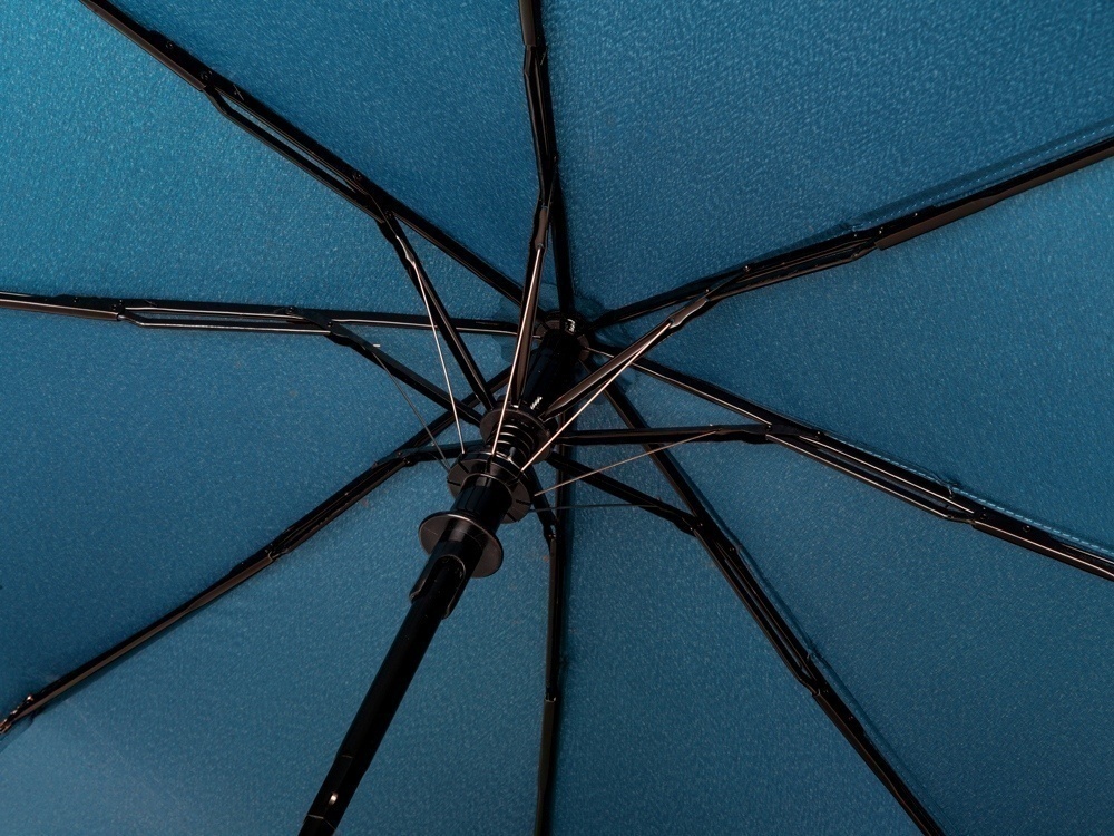 Зонт-полуавтомат складной Roof с куполом из переработанного пластика