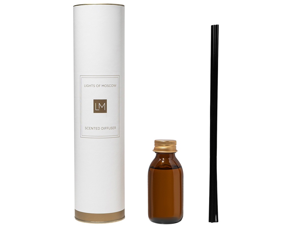 Ароматический диффузор с палочками, флер: личи и пион, мох, 100 мл