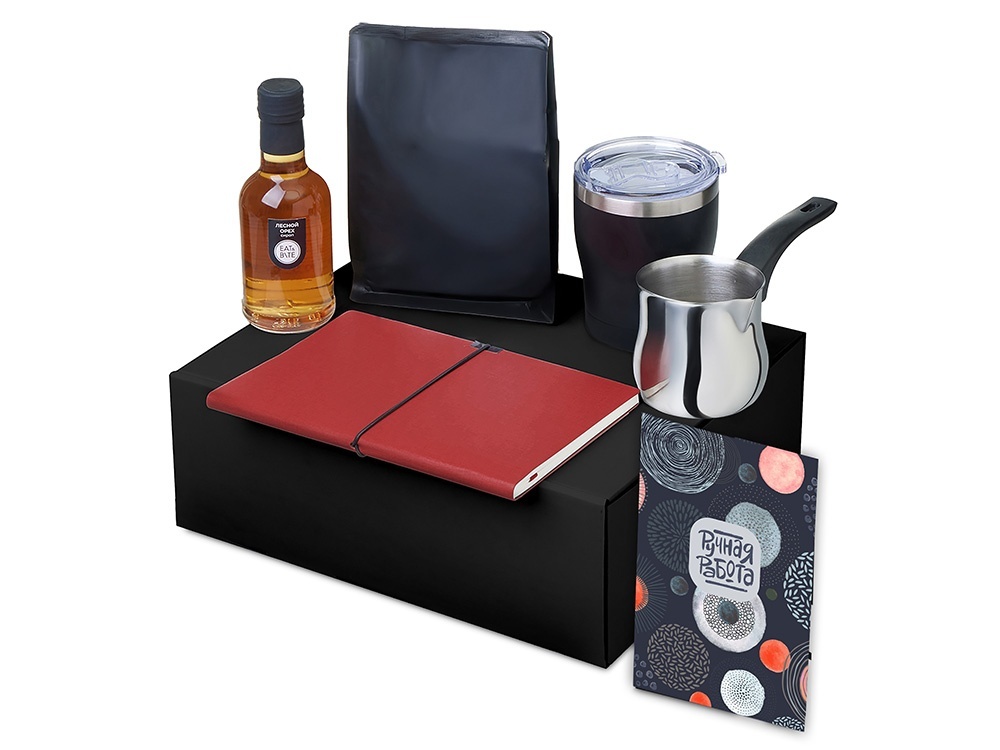 Подарочный набор Re:y. Routine с туркой, термокружкой и кофе