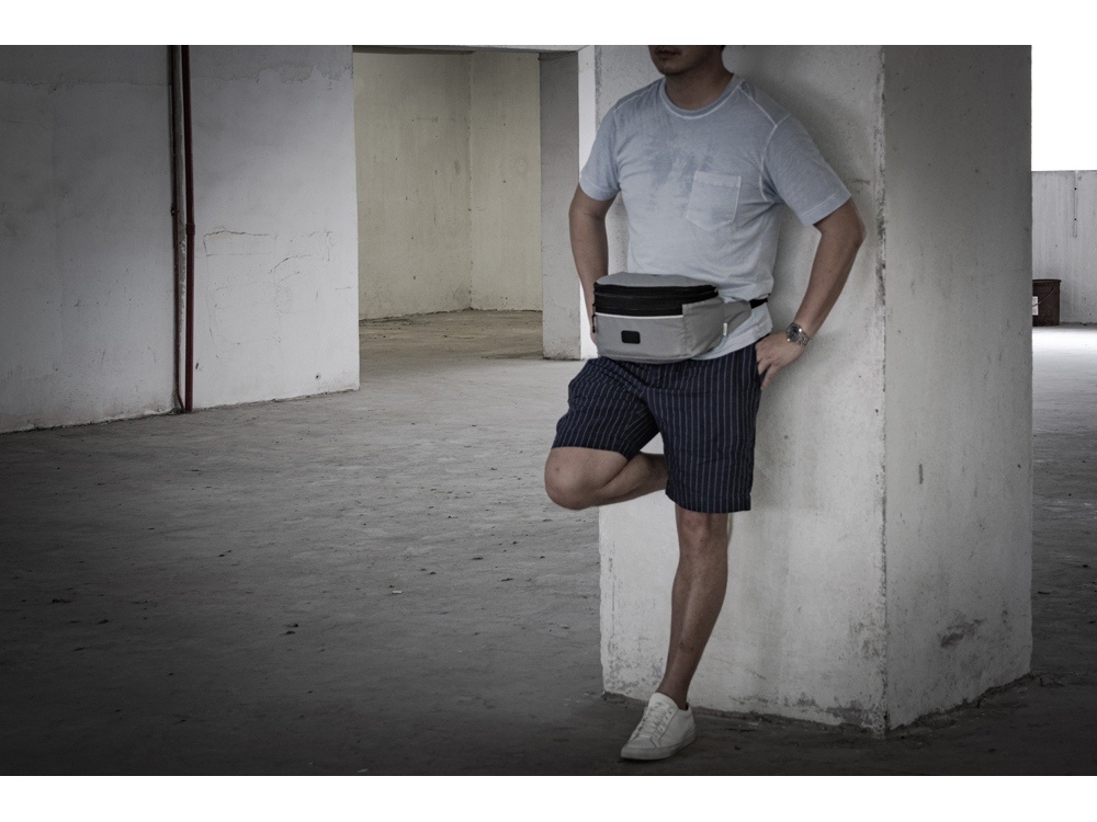 Рюкзак-трансформер 2-в-1 Athletica водостойкий с поясной сумкой из переработанного пластика