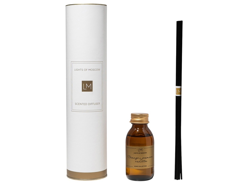 Ароматический диффузор с палочками, флер: личи и пион, мох, 100 мл