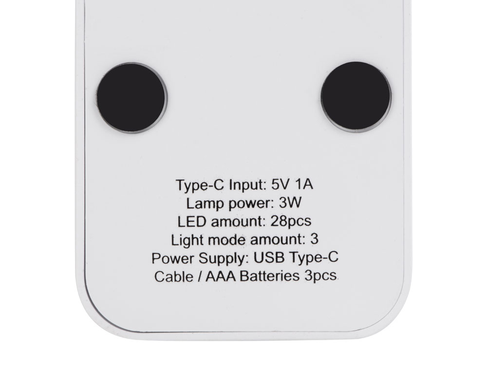 Складывающая настольная лампа с подставкой для телефона Stack N, 3 Вт