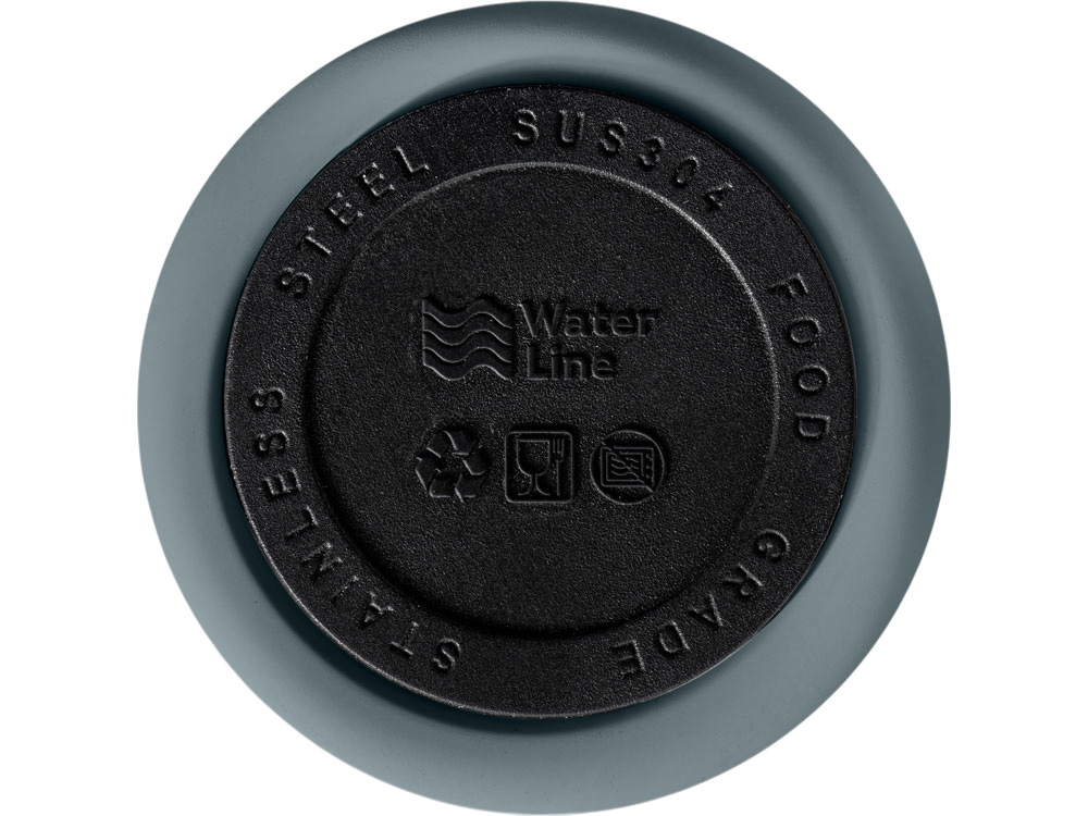 Вакуумная термокружка c кнопкой Guard, soft-touch, 400 мл, тубус