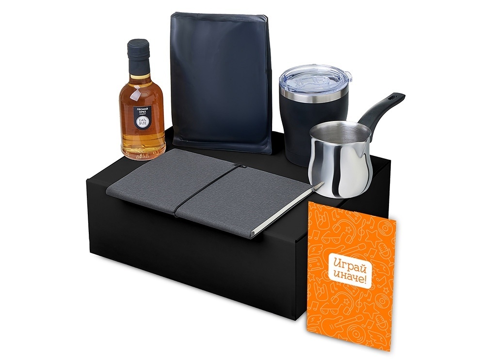 Подарочный набор Re:y. Routine с туркой, термокружкой и кофе