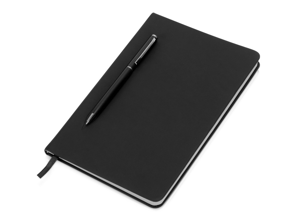 Блокнот А5 Magnet soft-touch с магнитным держателем для ручки