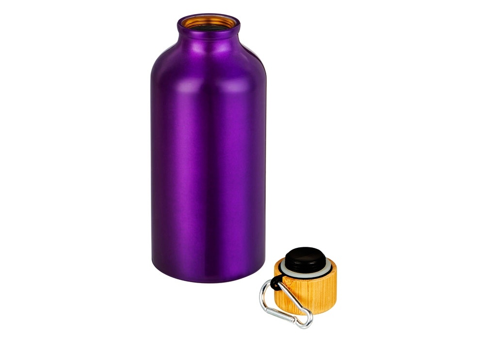 Бутылка Hip S Bamboo с карабином, 400 мл