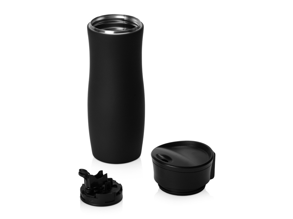 Вакуумная герметичная термокружка Streamline с покрытием soft-touch, тубус