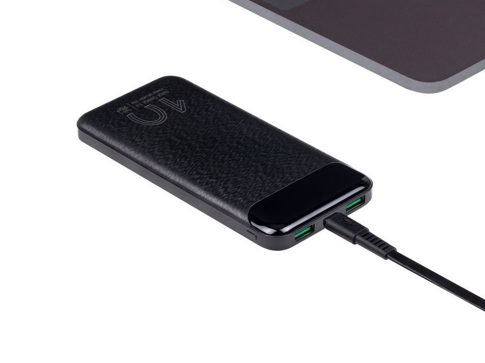 Внешний аккумулятор с дисплеем, 10000 mAh