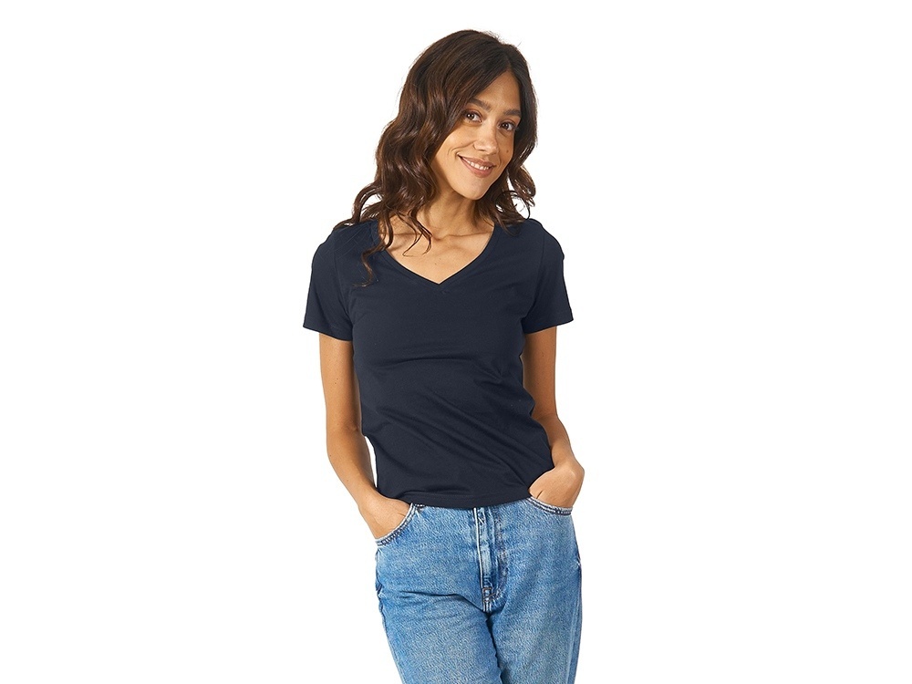 Футболка Heavy Super Club женская с V-образным вырезом