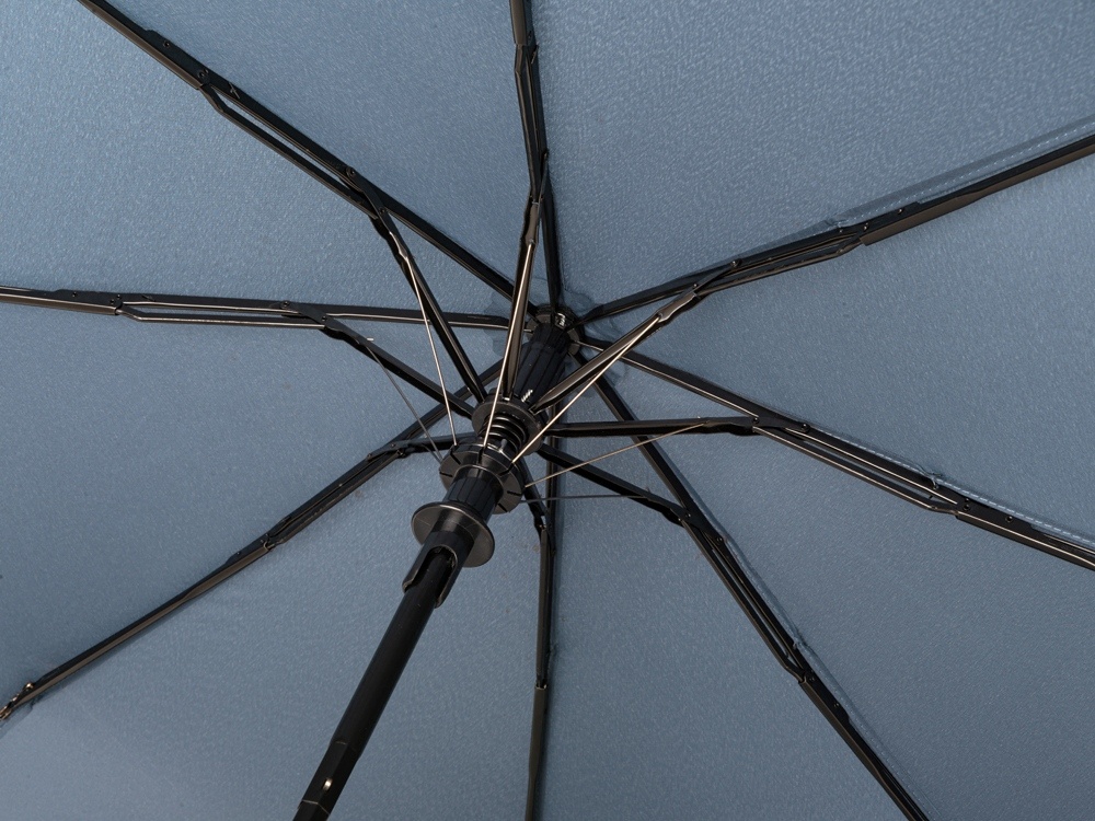 Зонт-полуавтомат складной Roof с куполом из переработанного пластика