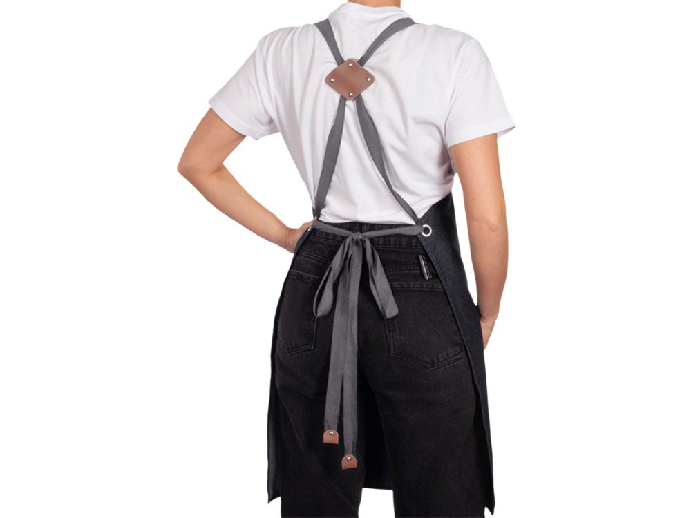 Джинсовый фартук с карманами Fry