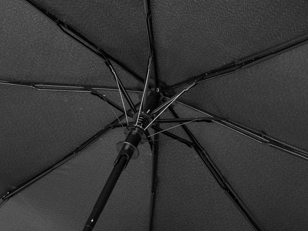 Зонт-полуавтомат складной Roof с куполом из переработанного пластика