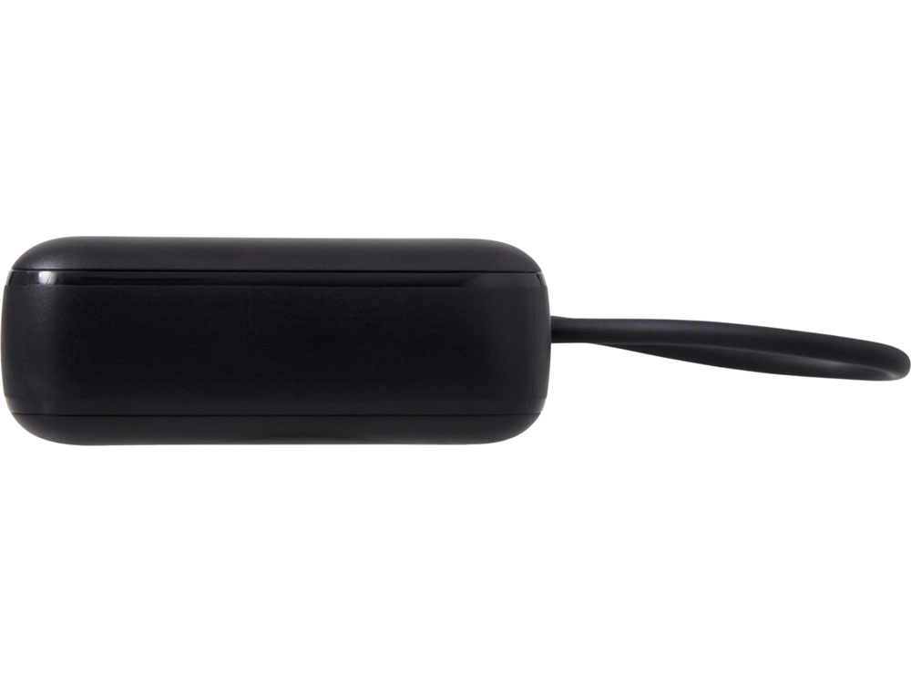 Внешний аккумулятор со встроенным кабелем Liri, QC/PD, 10000 мАч